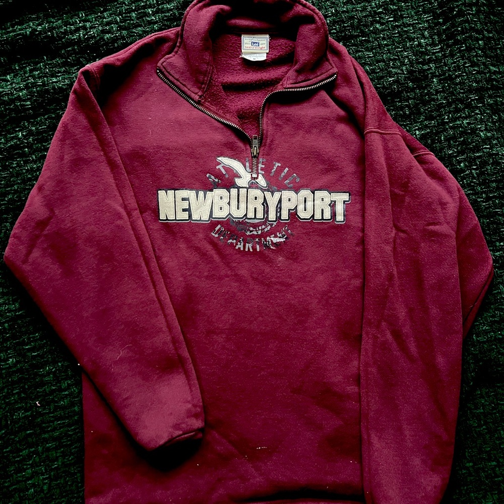 quarter zip Lee hoodie/crewneck